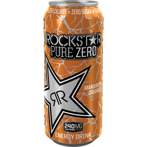 ROCKSTAR ENERGY PURE ZERO MANDARIN ORANGE