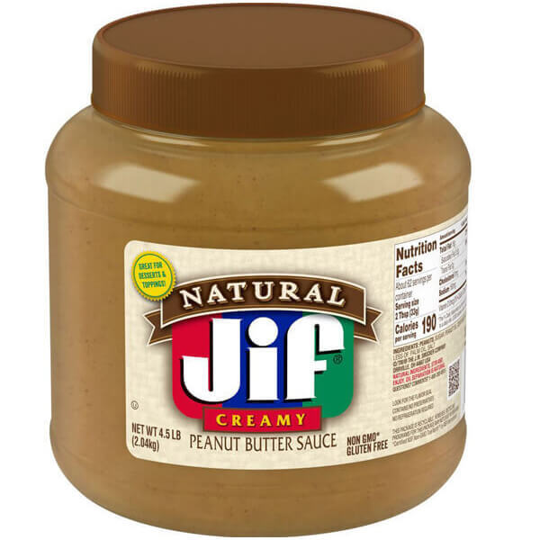 JIF NATURAL CREAMY PEANUT BUTTER SAUCE - US Foods CHEF'STORE