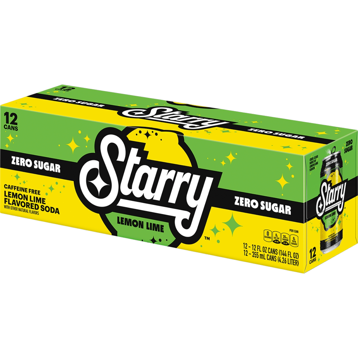 STARRY ZERO LEMON LIME SODA