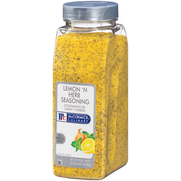 McCormick Culinary Lemon 'N Herb Seasoning, 24 oz - One 24 Ounce Container  of Lemon Herb Seasoning with Citrus and Savory Flavors, Best with