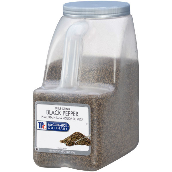 McCormick 932457, 5 lb Table Grind Black Pepper (3/Case)