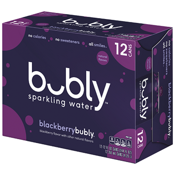 BUBLY SPARKLING WATER BLACKBERRY