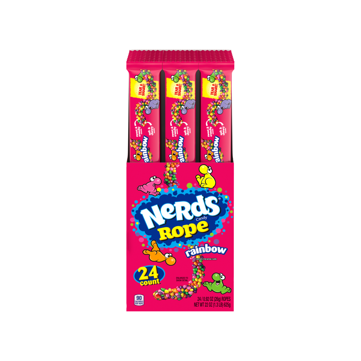 NERDS ROPE RAINBOW 12(24X.92OZ) DRC