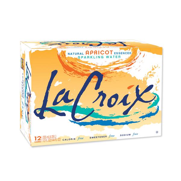 LACROIX NATURAL SPARKLING WATER APRICOT