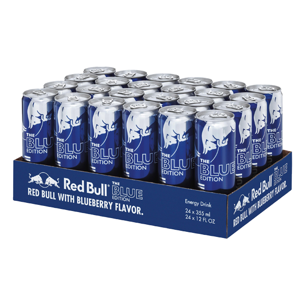 RED BULL ENERGY DRINK THE BLUE EDITION