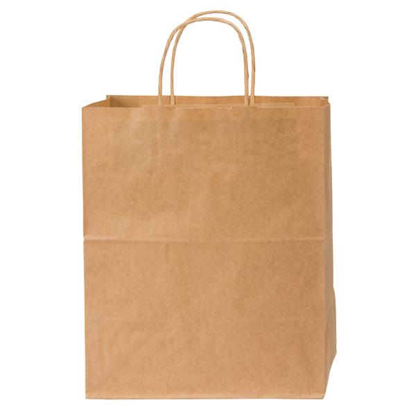 BISTRO SHOPPING BAG KRAFT WITH ROPE HANDLE 10X6X12