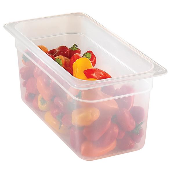 CAMBRO FOOD PAN THIRD SIZE TRANSLUCENT 6 IN DEEP