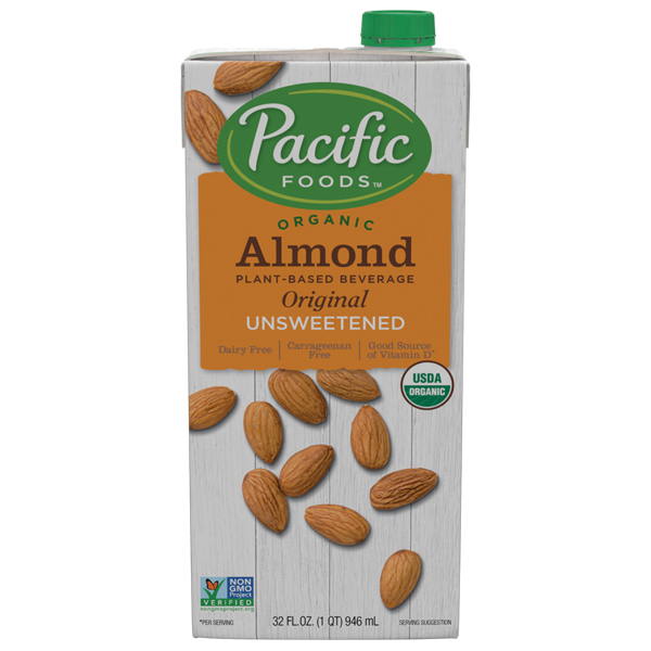 PACIFIC NATURAL FOODS ORGANIC ALMOND NON-DAIRY BEVERAGE