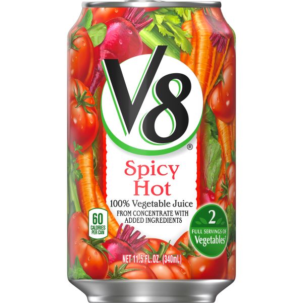 CAMPBELL'S SPICY V-8 VEGETABLE JUICE