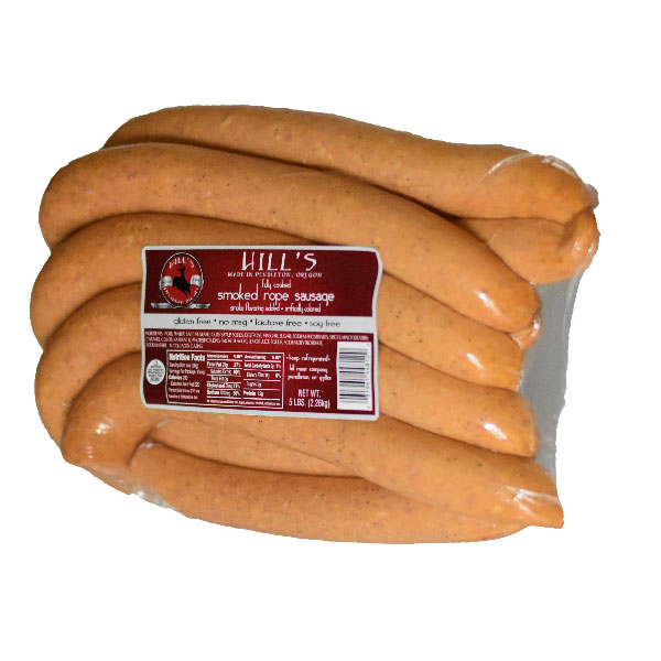 HILLS FULLY COOKED SMOKED ROPE SAUSAGE