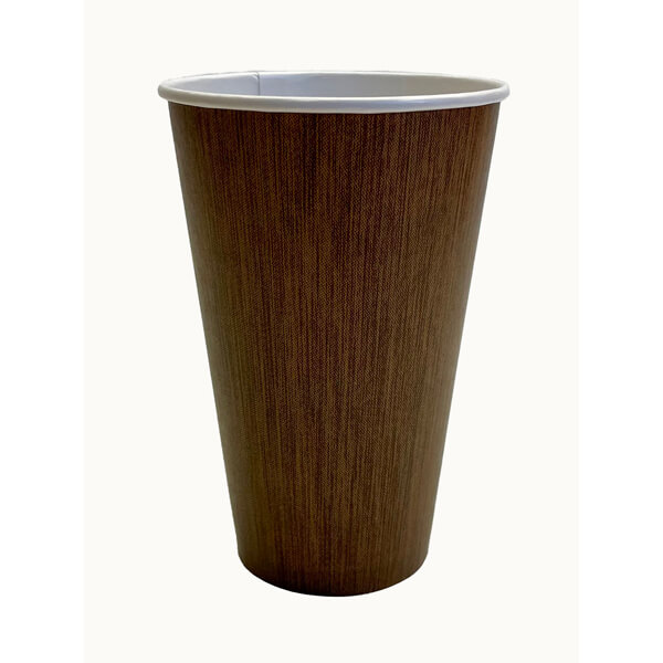 Northwest Napkin 12 oz Rustic Brown Paper Hot Cups; 50 cups per sleeve