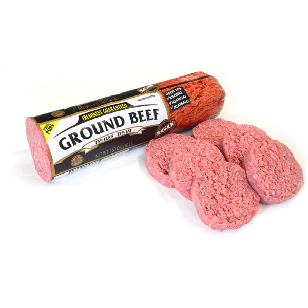 IBP GROUND BEEF 73% LEAN