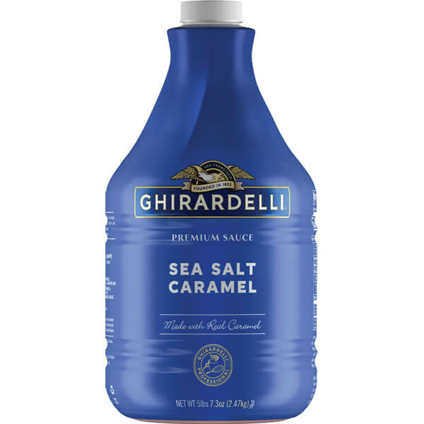Ghirardelli Sea Salt Caramel Premium Sauce in Pump Bottle