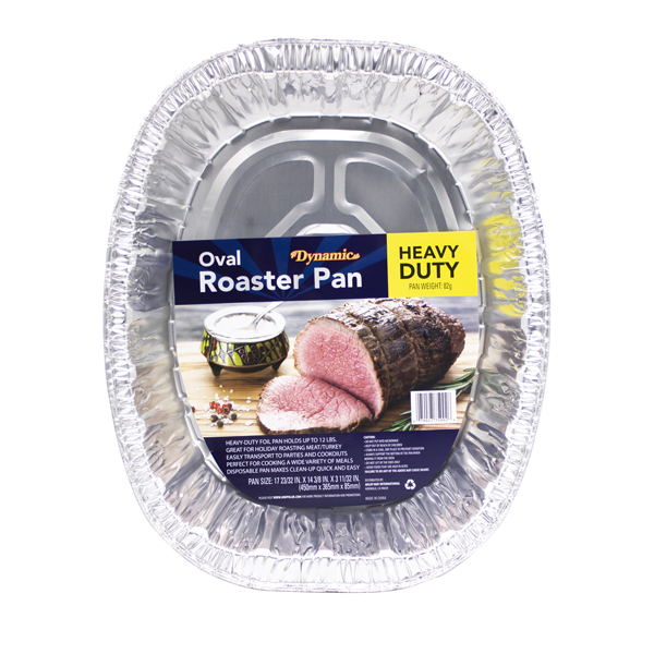 DYNAMIC OVAL FOIL ROASTING PAN