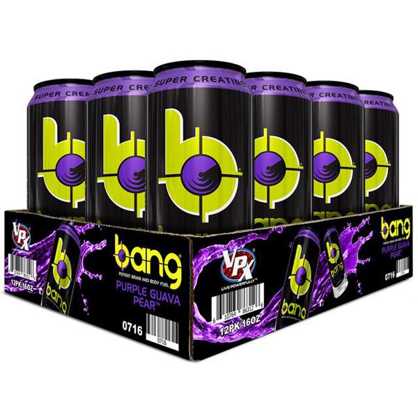 BANG ENERGY DRINK PURPLE GUAVA PEAR