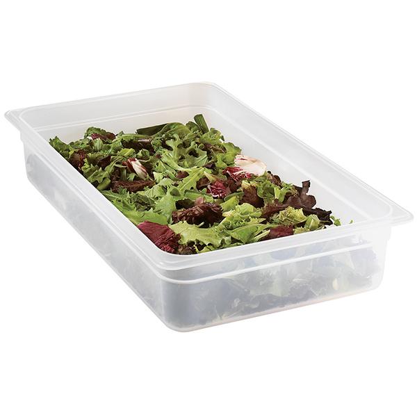 CAMBRO FOOD PAN FULL SIZE TRANSLUCENT 4 IN DEEP