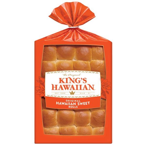 KINGS HAWAIIAN SWEET ROLLS 24 CT