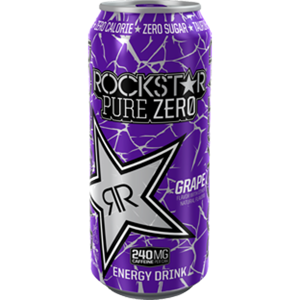 ROCKSTAR ENERGY PURE ZERO GRAPE