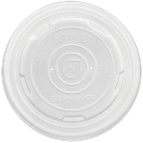 ECO PRODUCTS PAPER FOOD CONTAINER LID COMPOSTABLE