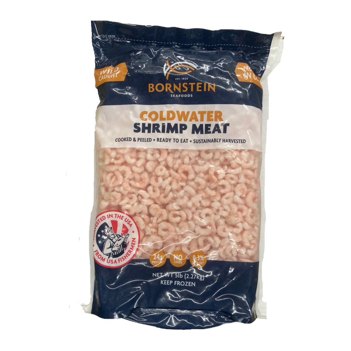 BORNSTEIN SEAFOODS SHRIMP MEAT 350-500 COUNT