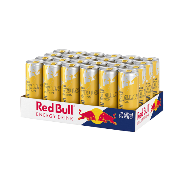 RED BULL ENERGY DRINK THE YELLOW EDITION
