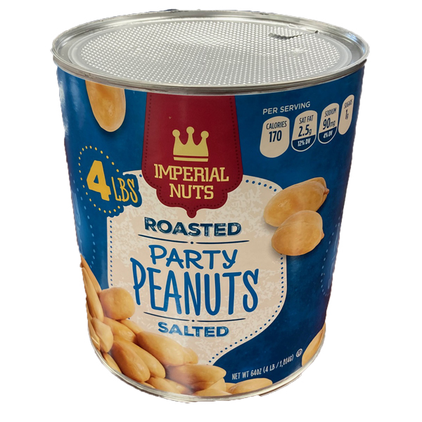 IMPERIAL NUTS ROASTED PARTY PEANUTS SALTED