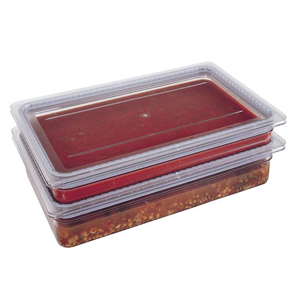 CAMBRO FOOD PAN CLEAR FULL SIZE 2.5 INCH DEEP