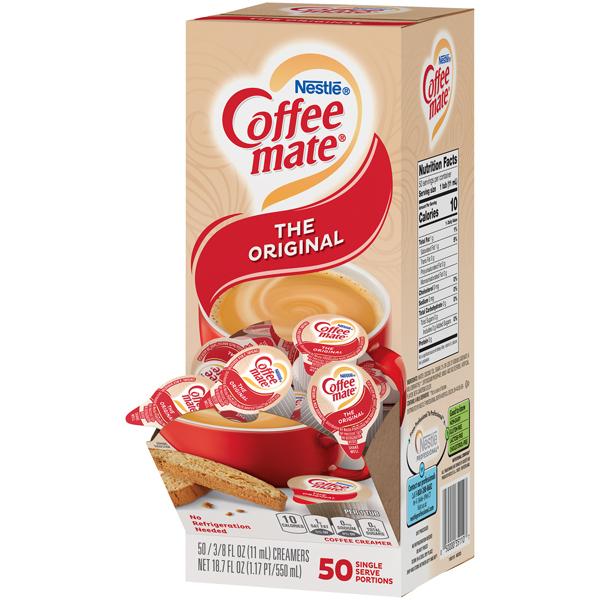 COFFE-MATE ORIGINAL LIQUID NON-DAIRY COFFEE CREAMER SINGLE SERVE CUPS