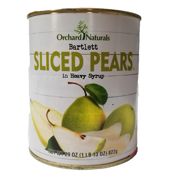 ORCHARD NATURALS SLICED PEARS IN HEAVY SYRUP