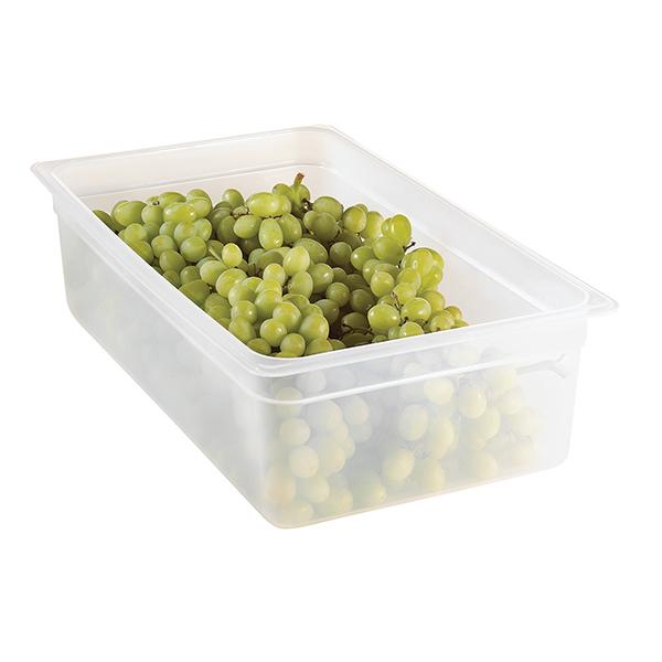 CAMBRO FOOD PAN FULL SIZE TRANSLUCENT 6 INCH DEEP