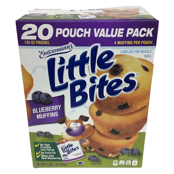 ENTENMANN'S LITTLE BITES BLUEBERRY MUFFINS