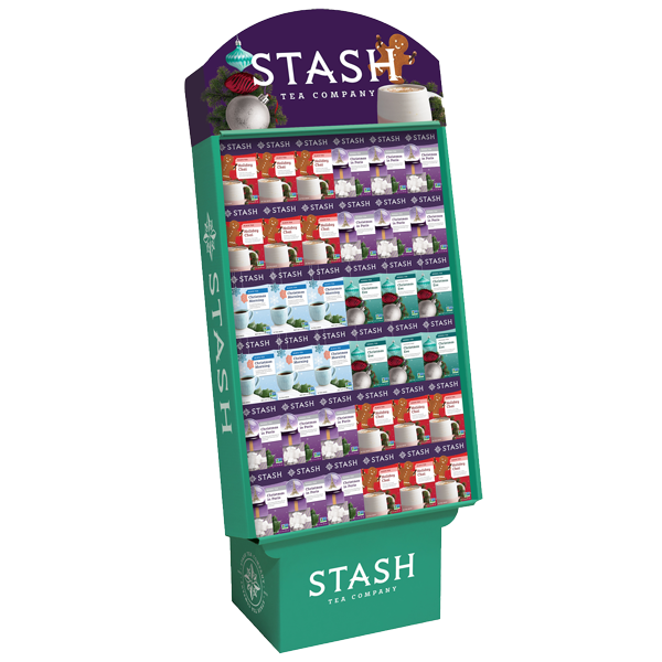 STASH HOLIDAY SHIPPER - FOUR FLAVORS - 12 EACH