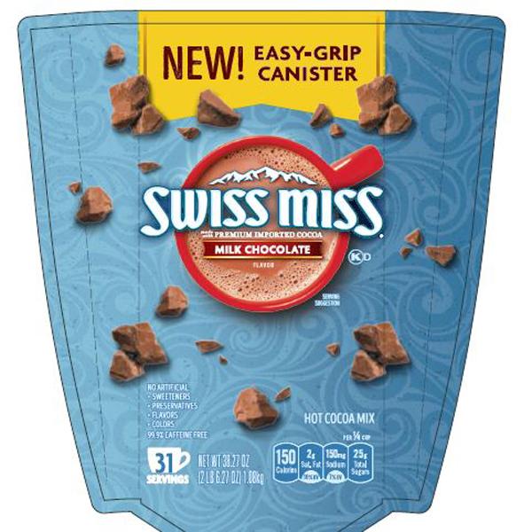 SWISS MISS COCOA MILK CHOCOLATE CANISTER