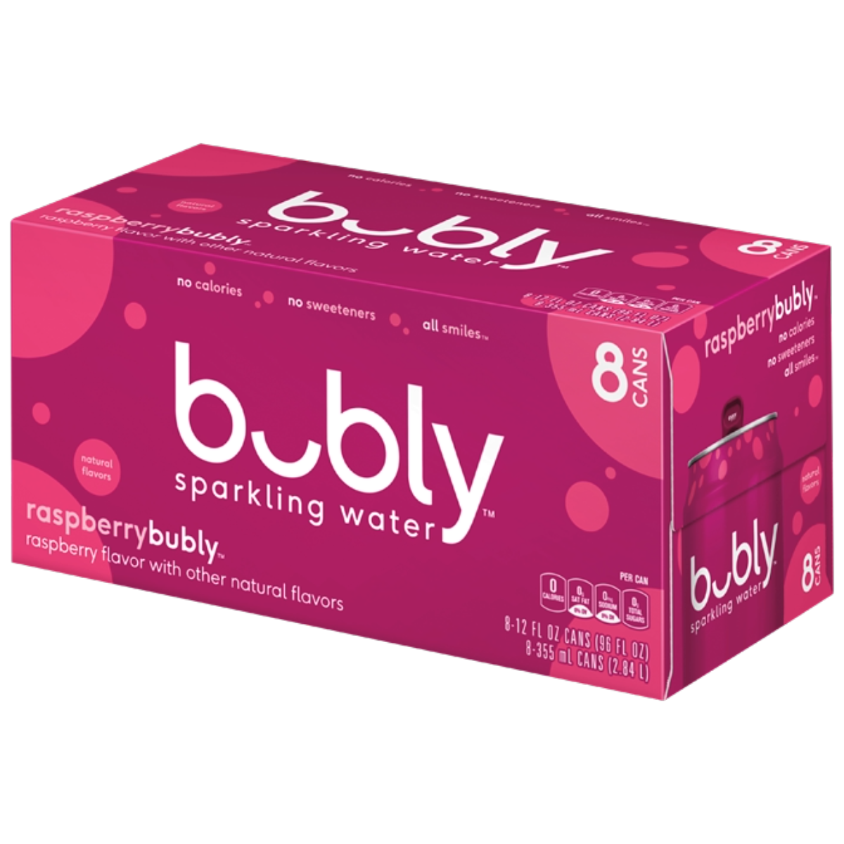 BUBLY SPARKLING WATER RASPBERRY