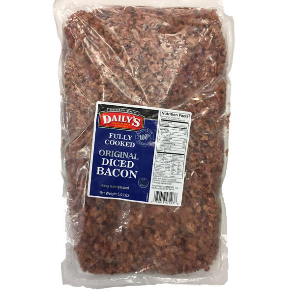 DAILYS FULLY COOKED ORIGINAL DICED BACON