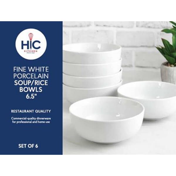 HIC SOUP BOWLS 6.5 INCH