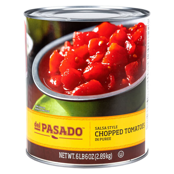 DEL PASADO SALSA STYLE CHOPPED TOMATOES IN PUREE