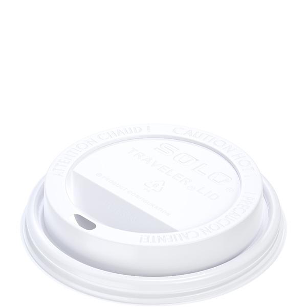 DART WHITE DOME LID FOR 10-24 OZ HOT CUPS