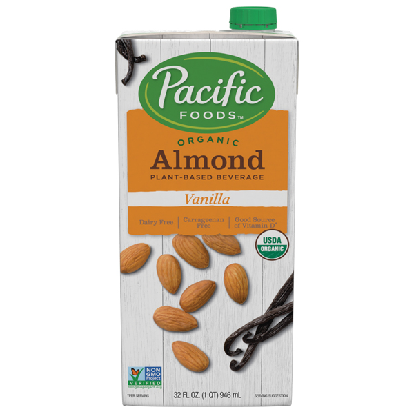 PACIFIC NATURAL FOODS ALMOND MILK VANILLA