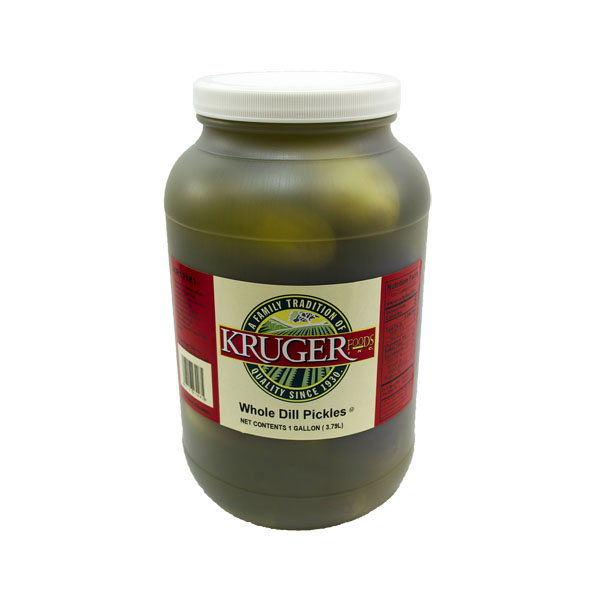 GREEN BOYS KRUGER FOODS WHOLE DILL PICKLES