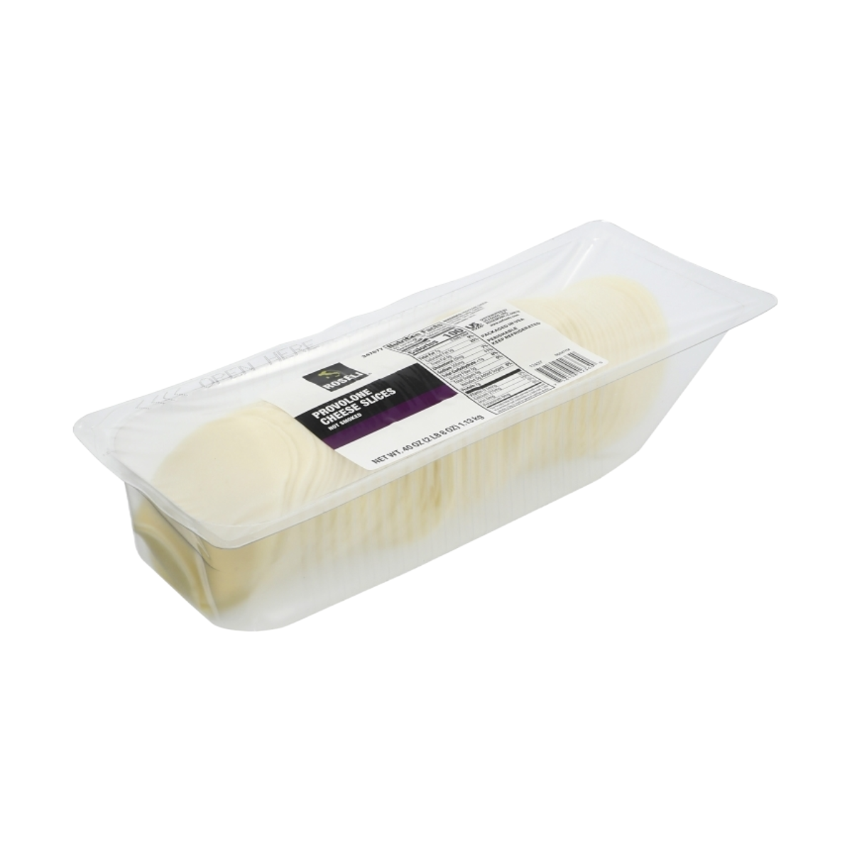 ROSELI .5 OZ TRAY SLICED PROVOLONE CHEESE