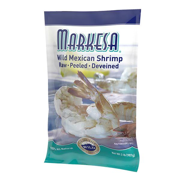 MARKESA MEXICAN SHRIMP 16-20 RAW PEELED DEVEINED