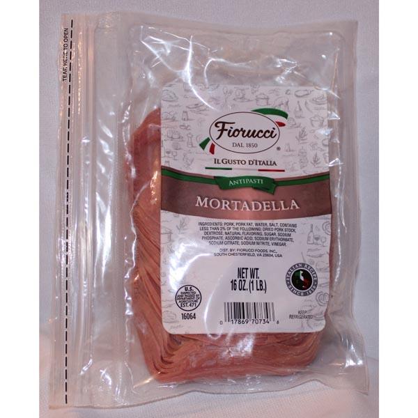 FIORUCCI FOODS MORTADELLA SLICED