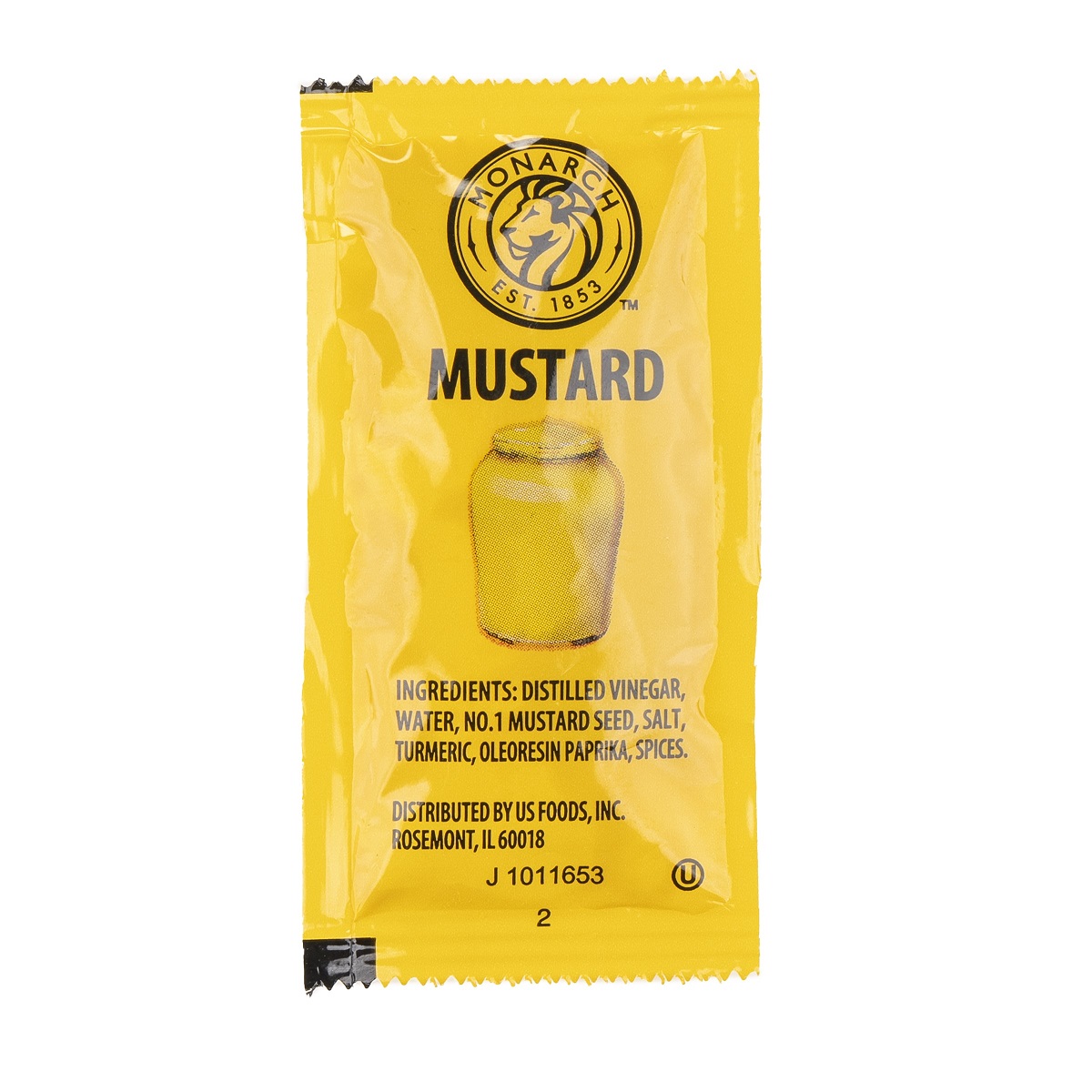 MONARCH YELLOW MUSTARD SINGLE SERVE PACKET