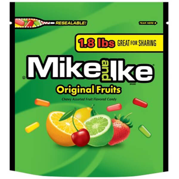 MIKE AND IKE ORIGINAL SHARE SIZE