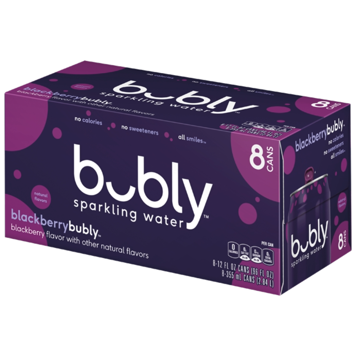 BUBLY SPARKLING WATER BLACKBERRY