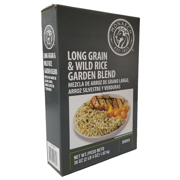 MONARCH LONG GRAIN & WILD RICE GARDEN BLEND