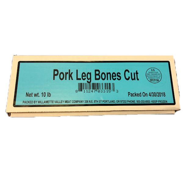 WILLAMETTE VALLEY MEAT PORK LEG BONES CUT