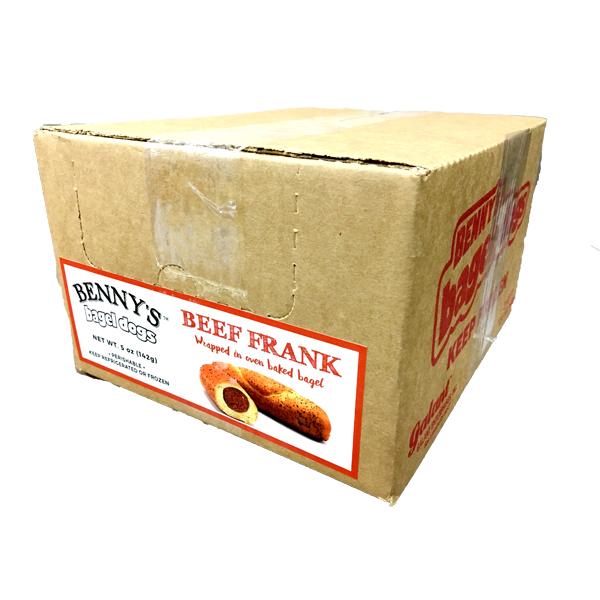 BENNY'S BEEF BAGEL DOGS 12 CT