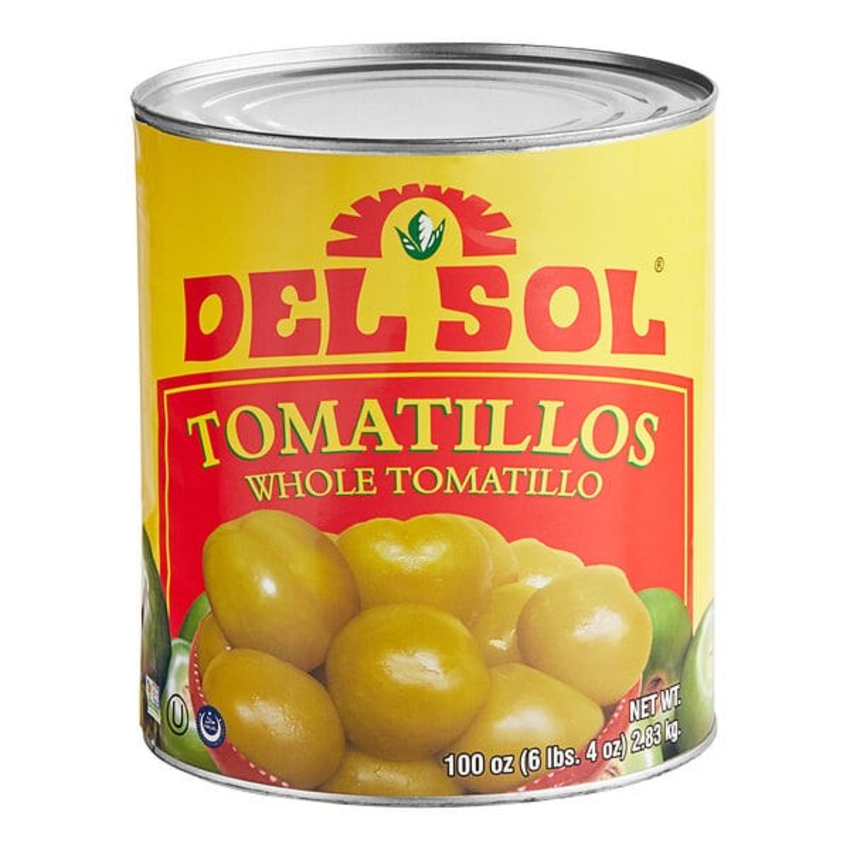 DEL SOL TOMATILLO, WHOLE GREEN IN JUICE CANNED